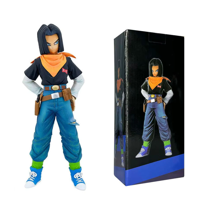 Bandai Dragon Ball Z Android 17 und 18 Actionfiguren aus PVC, mehrfarbig, Höhe: 23 cm - Bild 3