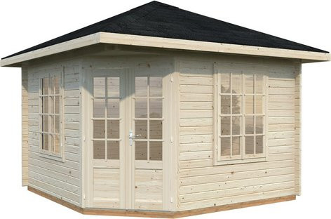 PALMAKO Pavillon Melanie quadratisch mit Ausschnitt in Beige B/H/T: 330 x 325 x 330 cm - Bild 1