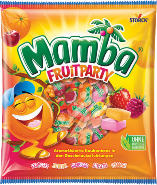 Storck Mamba Fruitparty Kaubonbons 290 g - Bild 1
