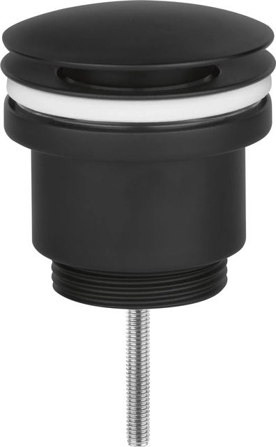 baliv Push-Ventil PV-3420 für Waschbecken aus Messing in Schwarz-Matt - Bild 1