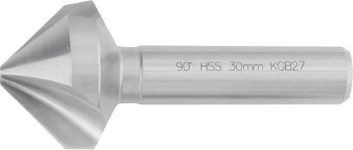 GSR Kegelsenker 40mm aus HSS geschliffen mit Zylinderschaft in Silber - Bild 1