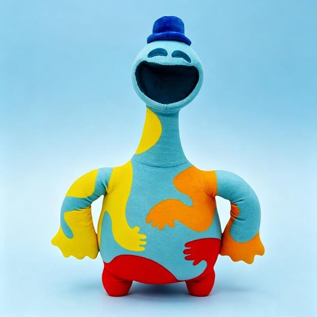 Hot toys Poppy Playtime Garten of Banban Plüschfiguren, Bunte Monster, 30cm - Bild 1