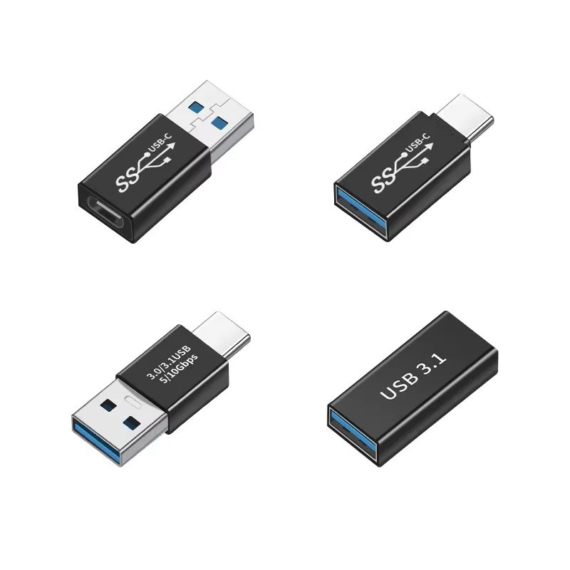 Ninth World USB 3.0 auf Typ-C Konverter Adapter in Schwarz - Bild 2