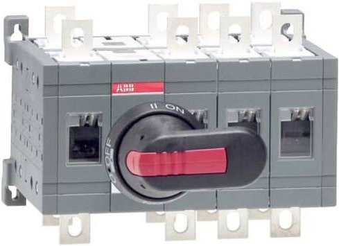 ABB Lastumschalter 4polig 160 A in Schwarz und Grau 1SCA022777R0170 - Bild 1