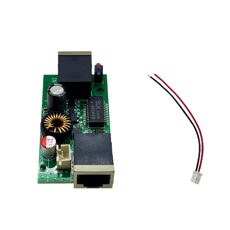 ANDDEAR Aktiver isolierter PoE-Splitter IEEE802.3af/at mit 2,5G/10/100/1000M Ethernet/LAN, DC-Ausgang 12V/5V, 26W, 48V bis 12V/5V - Bild 2