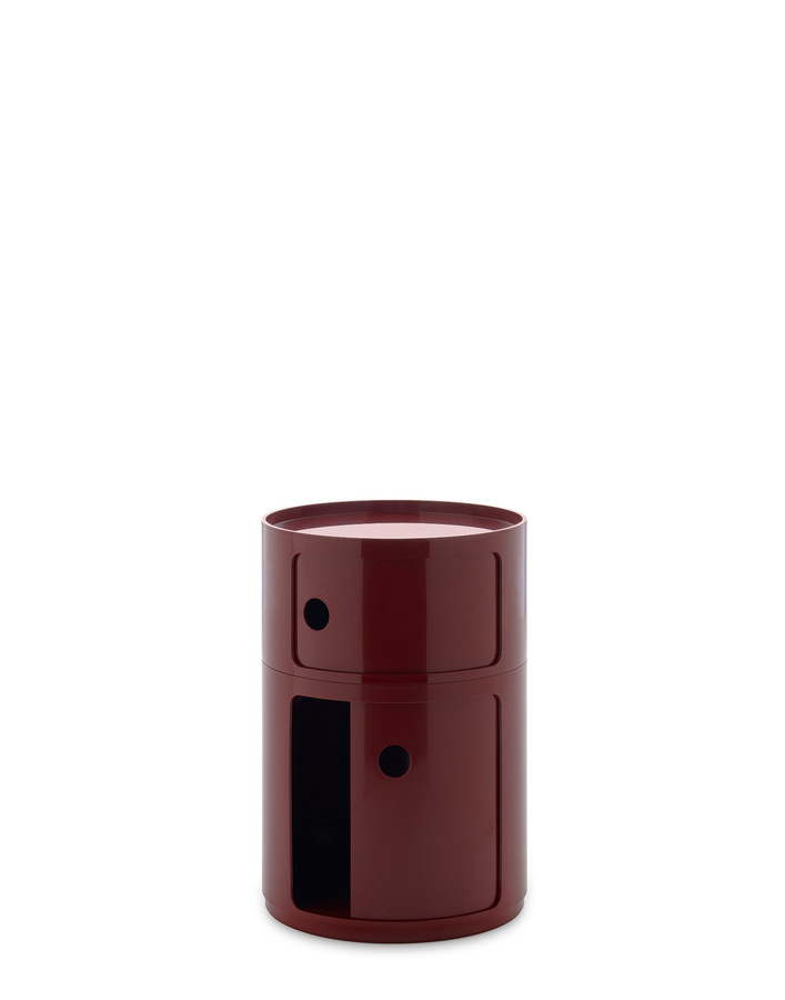 Kartell New Componibili Big 2 Elemente Aufbewahrungssystem aus Kunststoff in Rot - Bild 2
