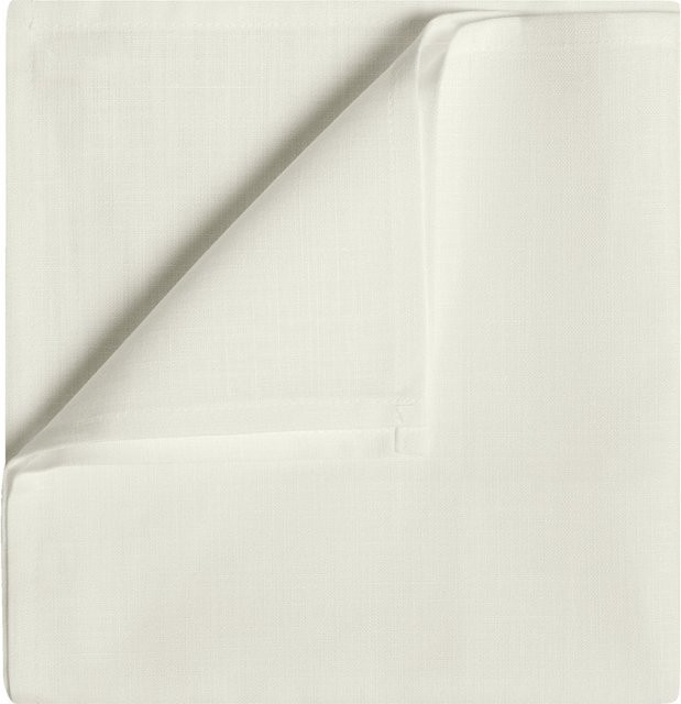 ERWIN M. Serviette Ledana aus Leinenmix, beige, B/L: 50 x 50 cm, 6 Stück - Bild 1