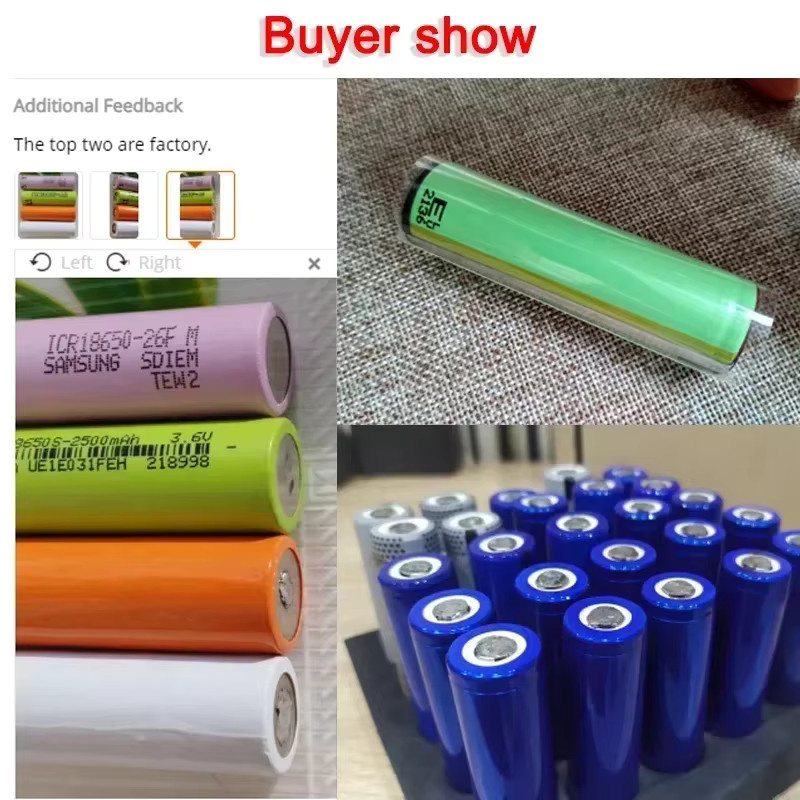 PVC Schrumpfschlauch Schutzhülle für 18650 21700 26650 LiPo Batterien in Blau und Mehrfarbig - Bild 2