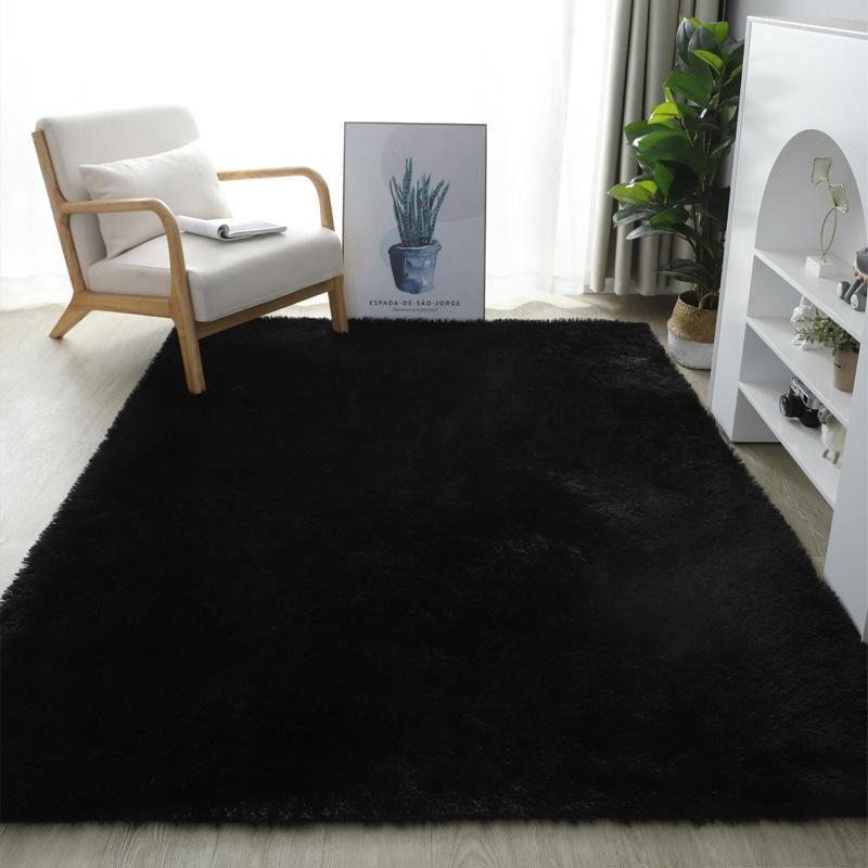 Waschbarer und rutschfester Teppich von Yiran Furniture in modernem Design, B/T: 80 x 200 cm, erhältlich in Schwarz, Weiß oder Grün - Bild 3