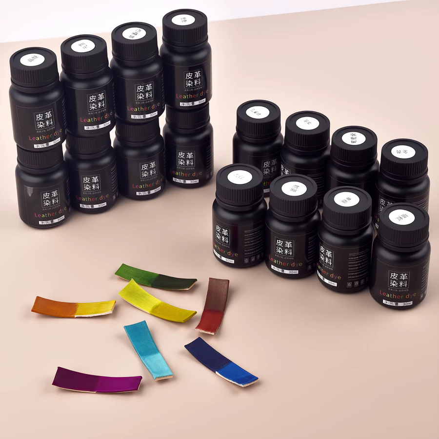 Lederfarbstoff in Multicolour für handgefertigte Lederwaren und Schnitzmaterial, 30 ml - Bild 3