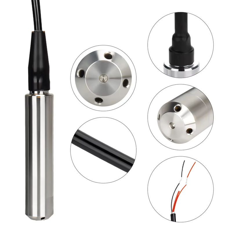 EARU Füllstandsensor Flüssigkeits-Füllstandtransmitter mit 4-20mA, 0-5V und 0-10V Ausgang in Silber - Bild 5