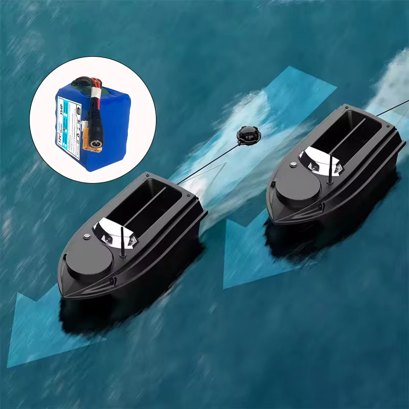 SUYIJIA Lithium-Ionen-Akku 12 V 28000 mAh 3S4P mit BMS in Blau für GPS Angelköderboot V030 - Bild 4