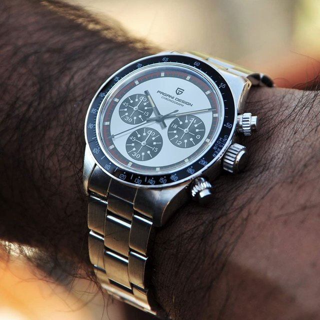 PAGANI DESIGN Chronograph, Quarz, Edelstahl, 40 mm, Herren - Bild 1