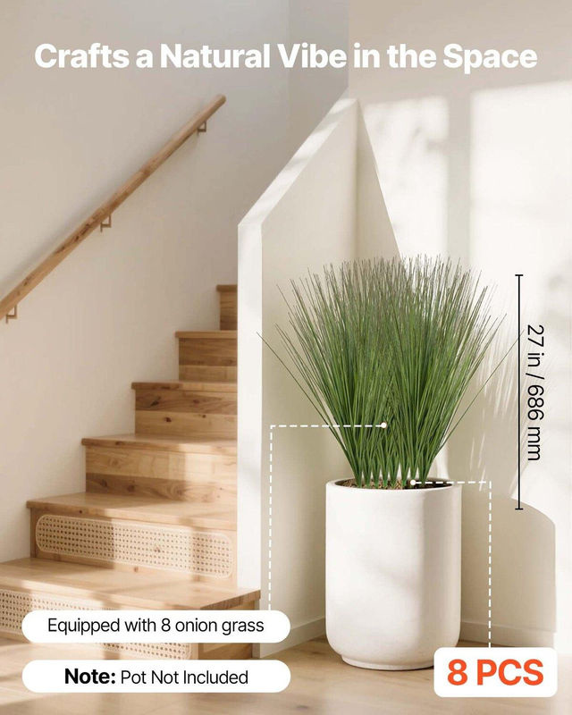 Künstliche Pflanze von Buying Solutions, MB in Grün aus hochwertigem Kunststoff zur Dekoration für Innen und Außen, Höhe: 68,6 cm - Bild 9