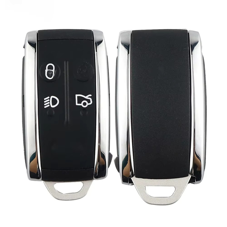 Yiqixin Smart Keyless Go Ersatzgehäuse für Jaguar XF XK XKR X-Type S-Type in Schwarz mit 5 Tasten - Bild 4