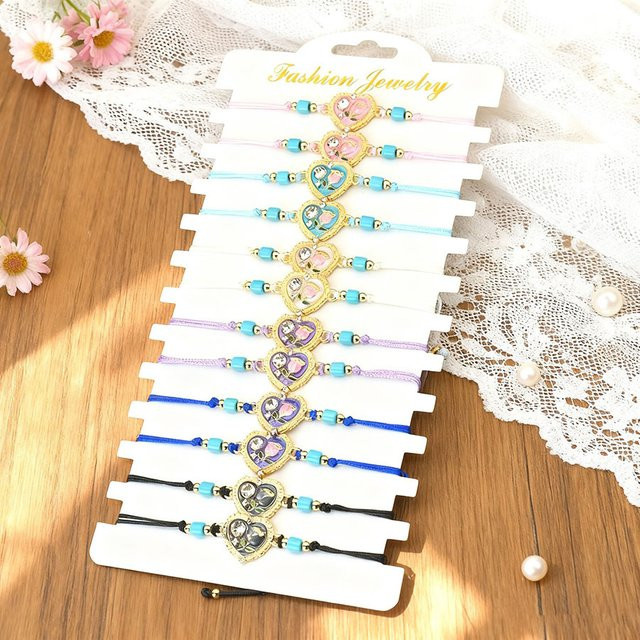 Noter Armband, Herz Schnur, Kristall, Bunt, Damen - Bild 1
