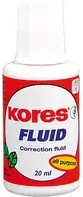 Kores Korrekturflüssigkeit Fluid in Weiß mit Pinselapplikator - Bild 1