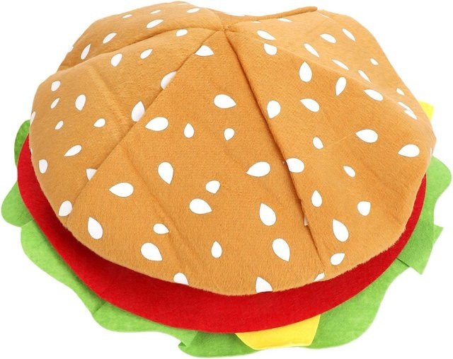 TOMTOP JMS Hamburger Hut, Kostümkappe, Bunt / Mehrfarbig - Bild 1
