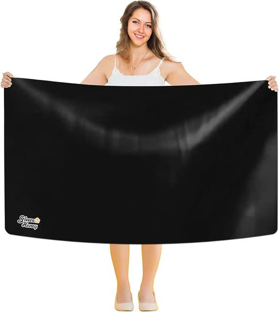 Sleeve Honey Tischset aus Silikon in Schwarz, extra große rutschfeste und lebensmittelechte Silikonmatte für Küche und Esszimmer - Bild 1