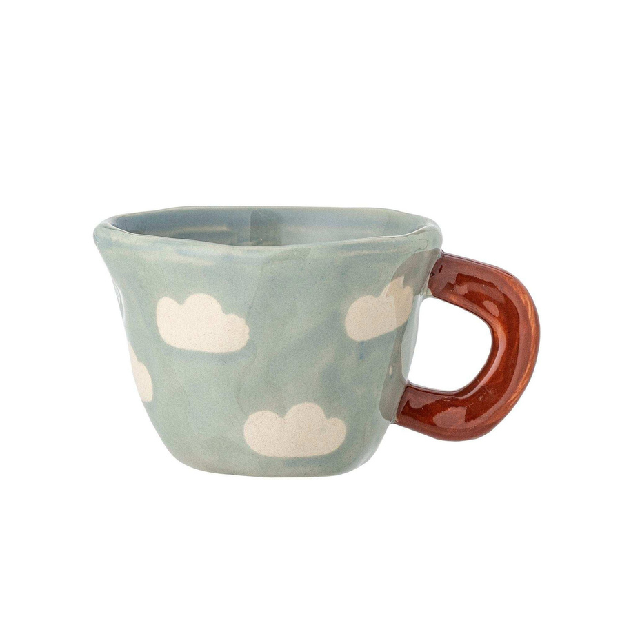 Bloomingville Mini Nini Becher aus Keramik in Blau, 110 ml - Bild 1