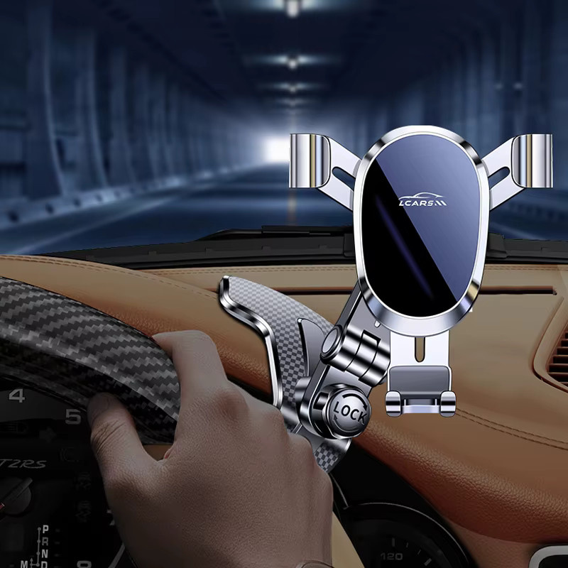 LCARS Multifunktionale Handyhalterung für das Auto Dashboard in Schwarz - Bild 2