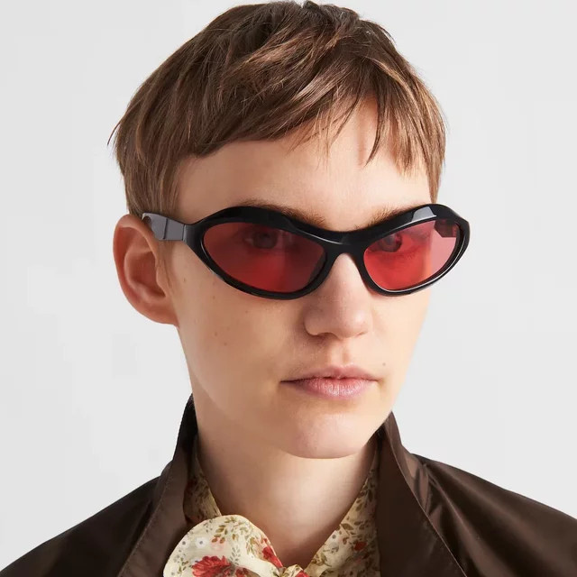 TOYEARN Wrap Sonnenbrille, Vollrand, Kunststoff, Schwarz, Unisex - Bild 1