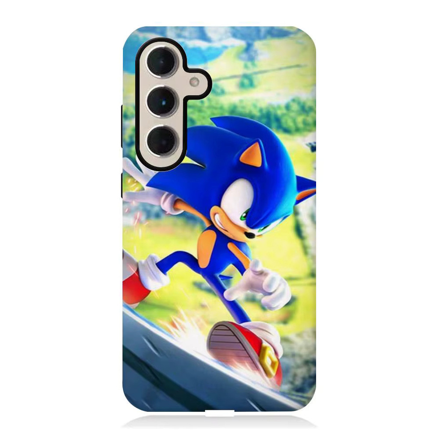 Anime S-Sonics Schutzhülle für Samsung Galaxy S25 S24 Ultra S23 S22 S21 A56 A36 A26 A16 in Weiß und Mehrfarbig mit Doppel-Schicht-Abdeckung - Bild 6
