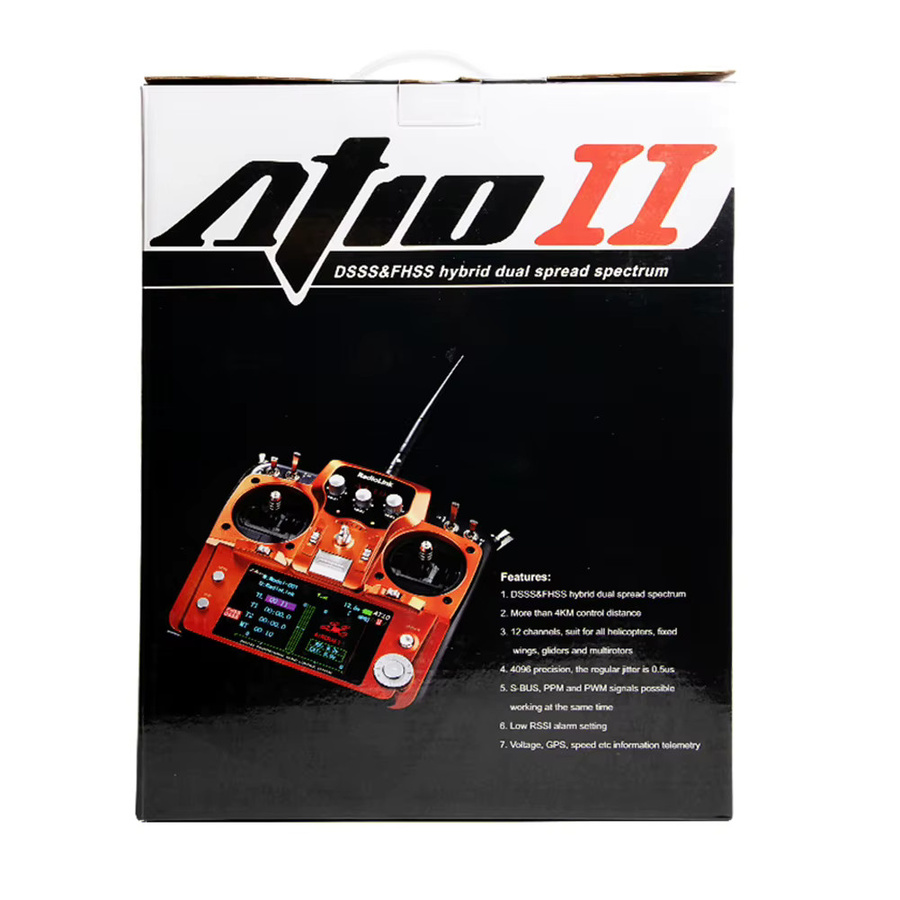 RadioLink AT10 II 2,4 GHz 10CH RC Sender mit R12DS Empfänger und PRM-01 Spannungsrücklaufmodul - Bild 4