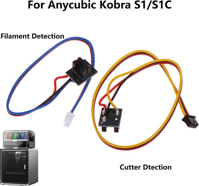 JETTING Filamentschneider Materialbruch-Erkennungssensor PCB-Modell für Kobra S1 und S1C 3D-Drucker-Zubehör - Bild 1