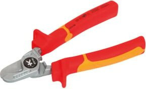 Kraftwerk KW Hightech VDE-Kabelschneider Rot, 160 mm - Bild 1