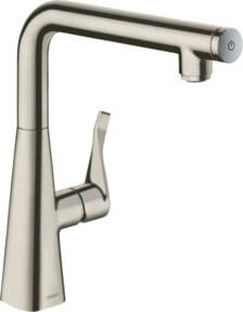 Hansgrohe Spültisch-Einhebelmischer Metris Select 260 M71 1jet in Edelstahl-Optik Silber - Bild 1