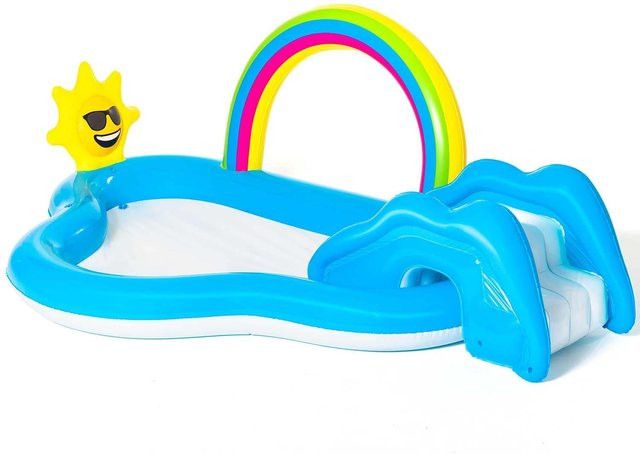 Bestway 53092 Regenbogen Aufblasbarer Spielplatz - Bild 1