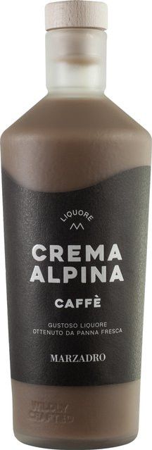 Distilleria Marzadro Crema Alpina Caffée Likör, Italien, 17% Vol., 0,7 l - Bild 1