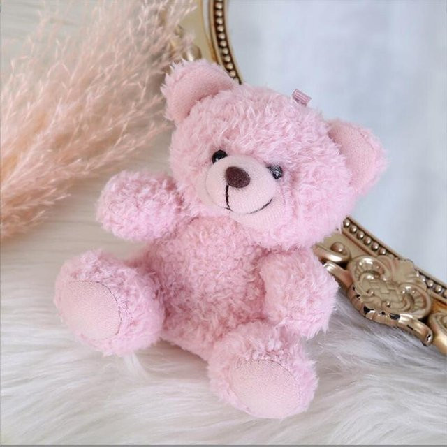 Yiran toy Lockiges Plüschtier Sitzende Puppe, Bär, ab 6 Jahren - Bild 1