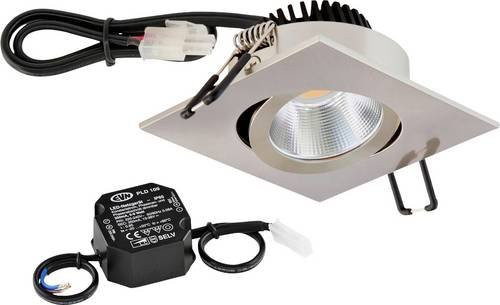 EVN PC24N91340 LED-Einbauleuchte in Edelstahl, Silber, 8.4W - Bild 1