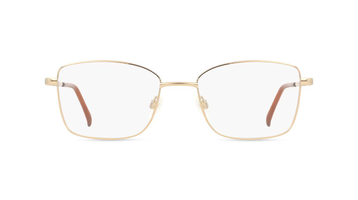 Fielmann MC 640 FA JENNIFER Korrektionsbrille, Vollrand, Quadratisch, Edelstahl, gold, Damen - Bild 1