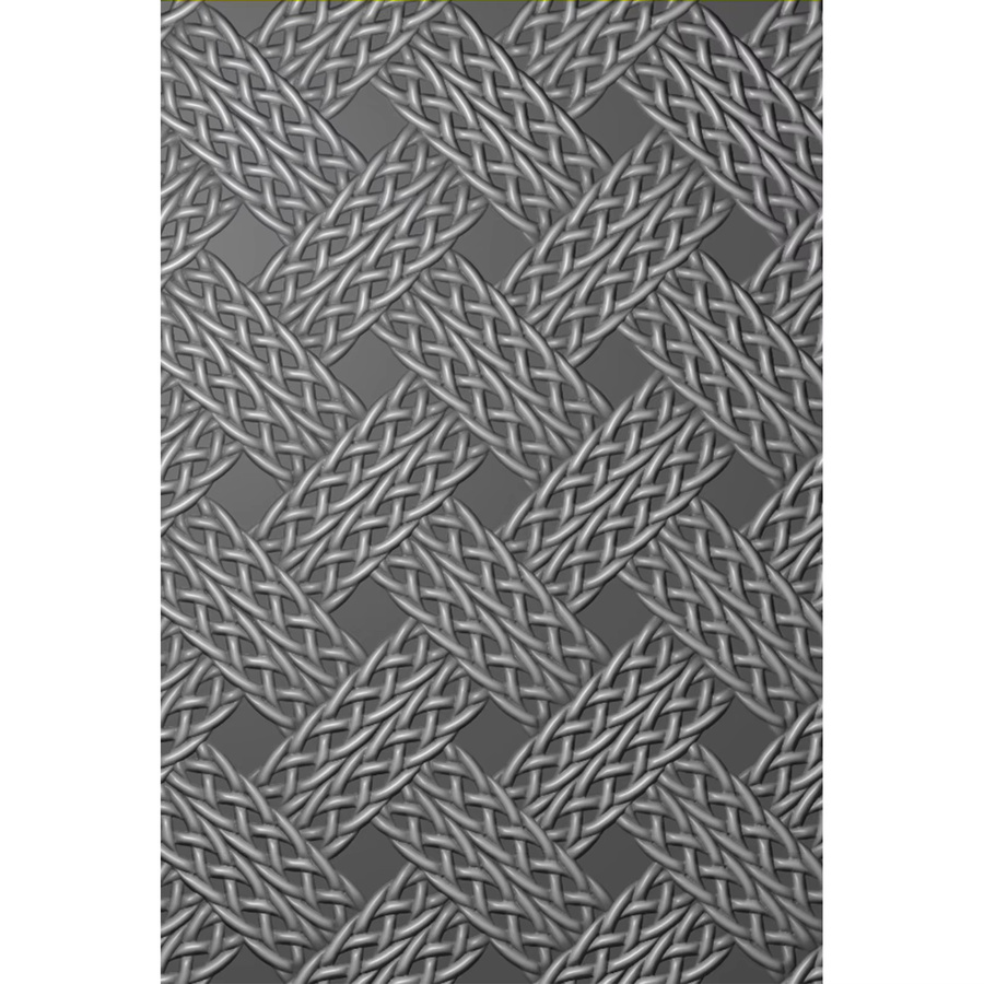 Diamantgewebte Prägeplatte mit 3D-Textur aus Kunststoff für handgemachte Grußkarten - Bild 5