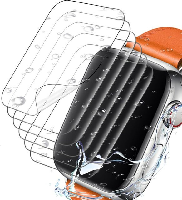 Apple Displayschutzfolie Hydrogel, 10 Stück, transparent, Unisex - Bild 1