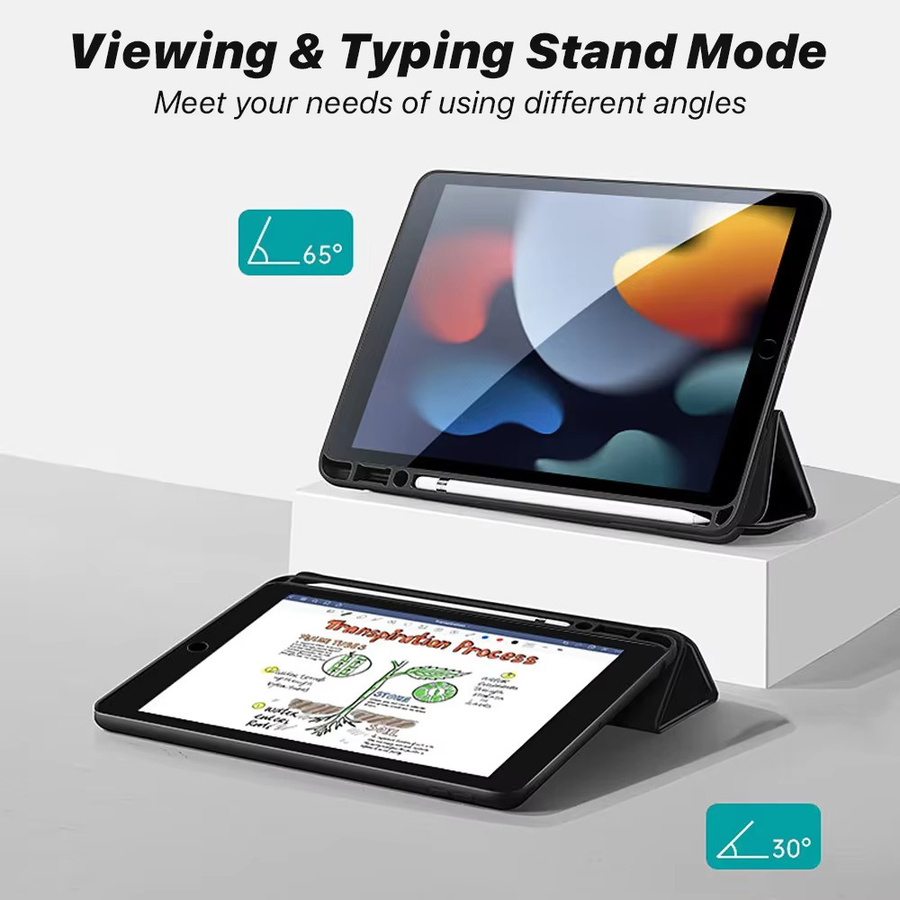 Apple iPad Hülle mit Stifthalter in Grün für iPad Air, Pro und Mini Modelle - Bild 5