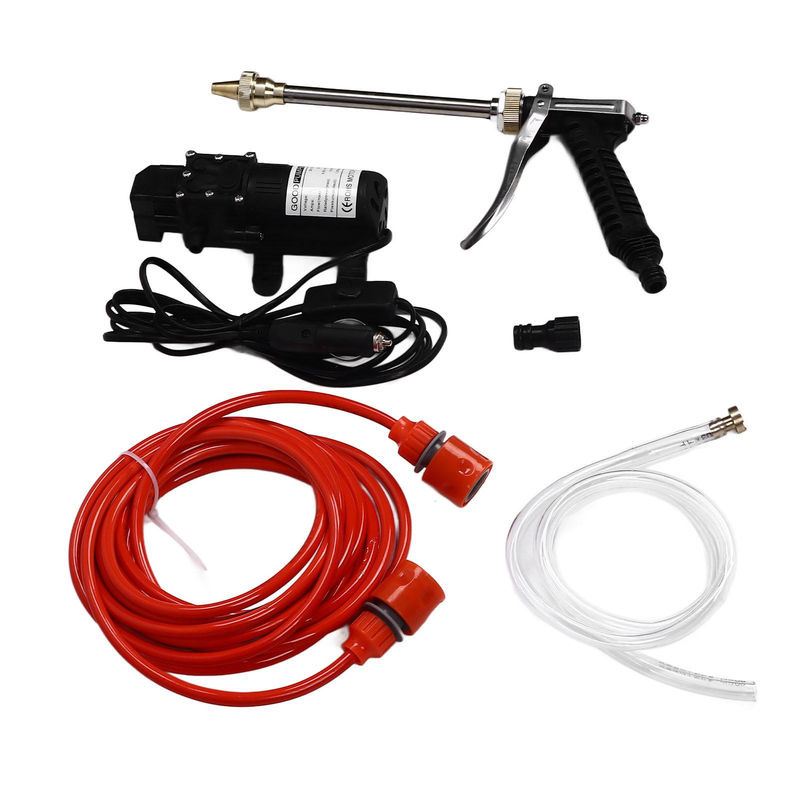 mfySpace 12V 100W Hochdruck Wasserpumpe mit G1/2 Außengewinde als tragbares Gartenwassersprinkler-Set und Hochdruckreiniger für dein Auto - Bild 3