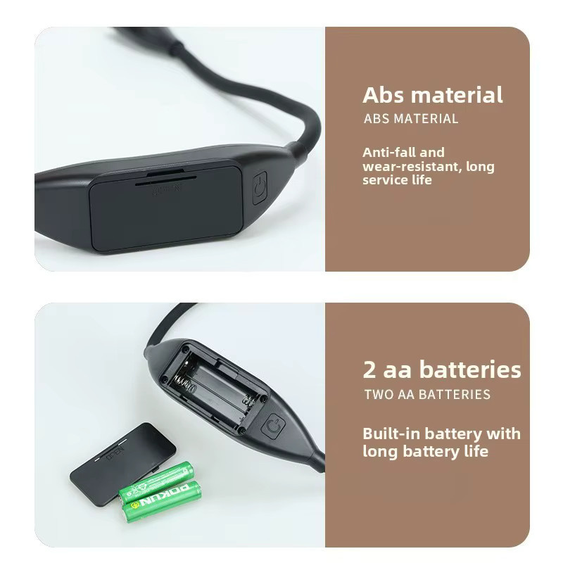 KDULIT LED-Nackenleselampe in Schwarz mit flexiblem 360 Grad Arm und Touch-Bedienung - Bild 5