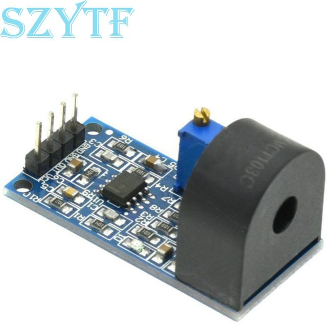 SZYTF Präzisions-Mikrostrom-Transformator Onboard-Stromsensor für Arduino, einphasiger Wechselstrom-Aktiv-Ausgang, Blau - Bild 1