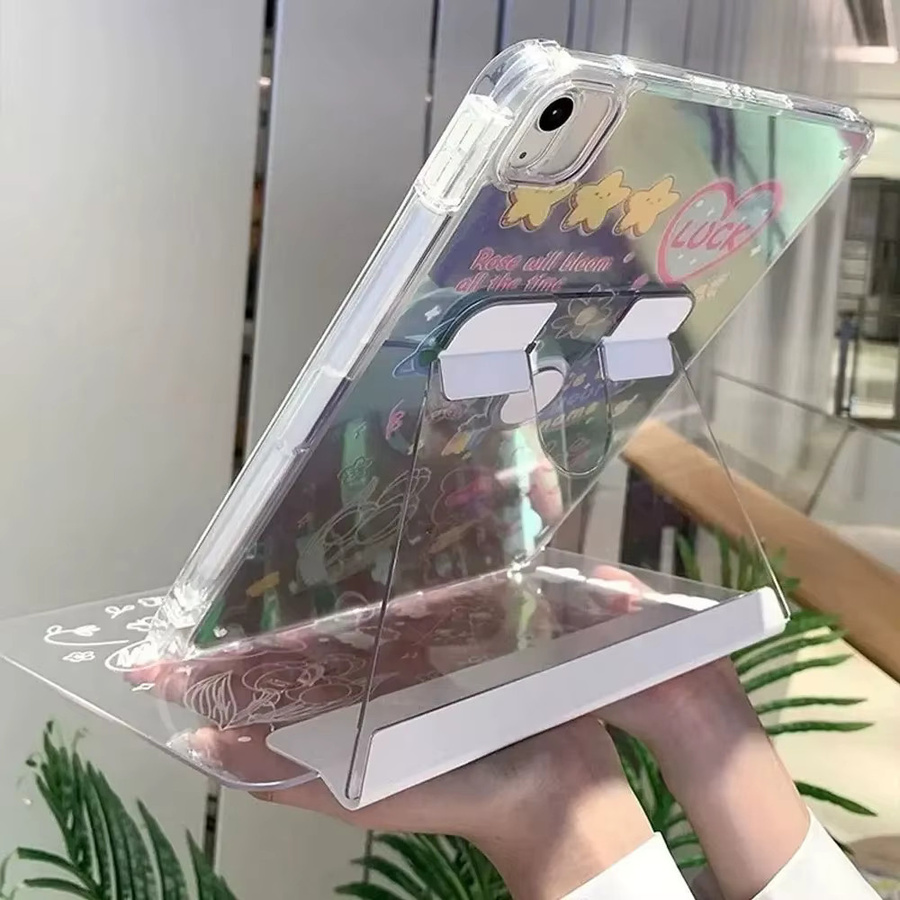 Transparente Schutzhülle für Apple iPad Pro, iPad Air und iPad Mini mit Pencil-Halterung - Bild 2