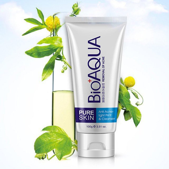 BIOAQUA Gesichtswasch-Reinigungscreme, 100 g, Unisex - Bild 1
