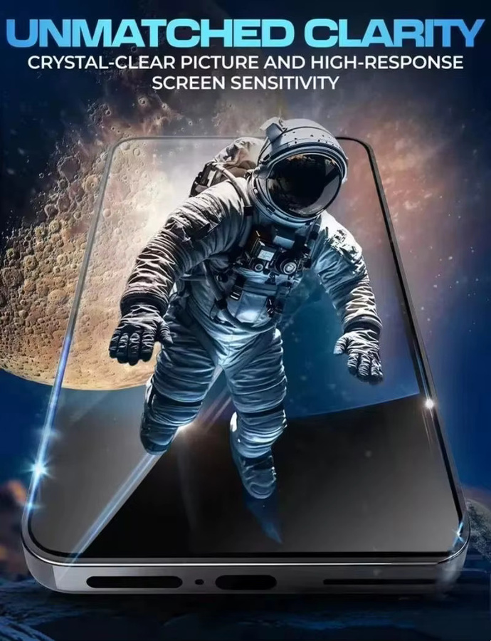 Transparentes Panzerglas Displayschutz für Samsung Galaxy S25 Ultra S26 S24 S23 S22 FE A56 A57 A55 5G A16 A26 A54 A36 A37 - Bild 3