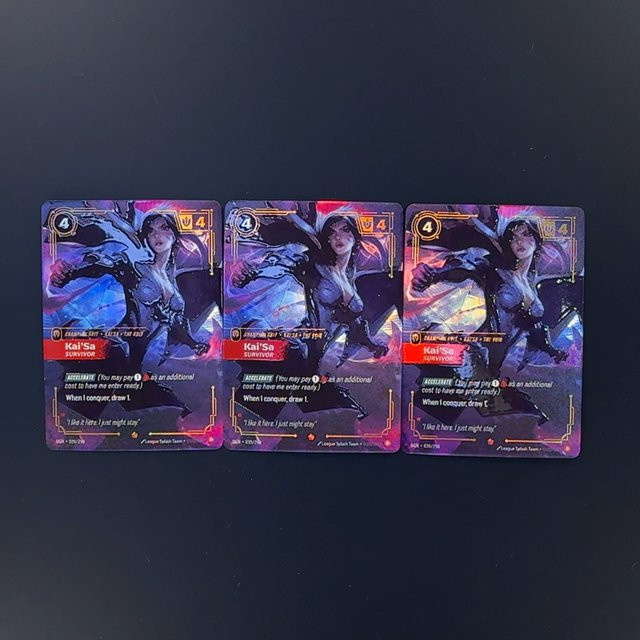 Bandai League of Legends Riftbound Kai'Sa Survivor, Sammelkarten, Einzelfigur - Bild 1