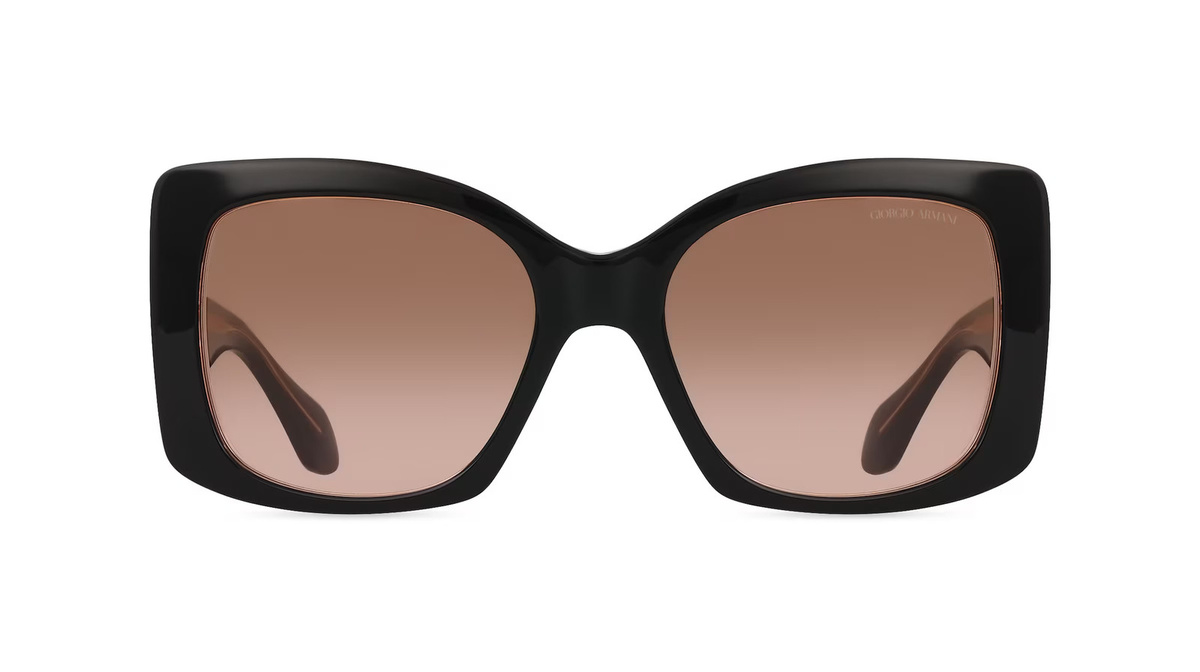 Giorgio Armani 0AR8208U Sonnenbrille, Vollrand, Quadratisch, Acetat, Schwarz, Damen - Bild 1