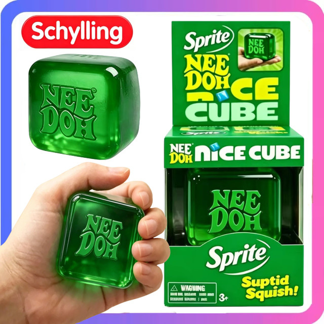 Schylling Needoh Nice Cube Sprite, Sensorisches Stressabbau-Spielzeug - Bild 1