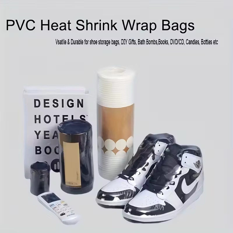 49 Stück transparente wärmeschrumpfende PVC-Folienbeutel zum Schutz von Schuhen und Büchern - Bild 2