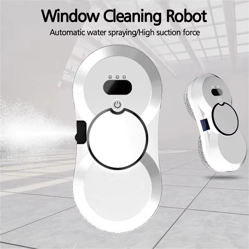 Vremota Fensterputzroboter in Weiß mit 5600Pa Saugleistung und automatischer Wassersprühfunktion - Bild 2